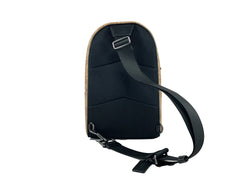 Mochila Coach West Color Block Couro Sling Pack - Areia