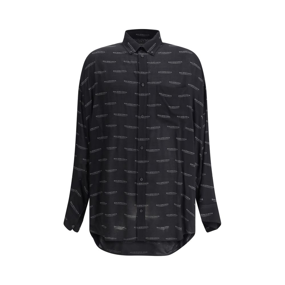 Camisa com o logotipo da Balenciaga