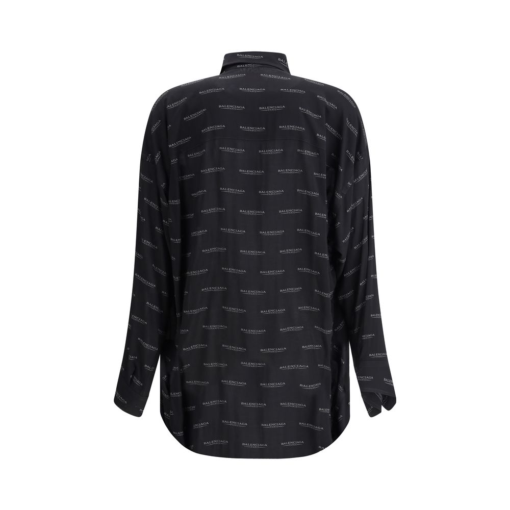 Camisa com o logotipo da Balenciaga