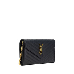 Bolsa de ombro com logotipo Saint Laurent