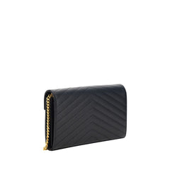 Bolsa de ombro com logotipo Saint Laurent