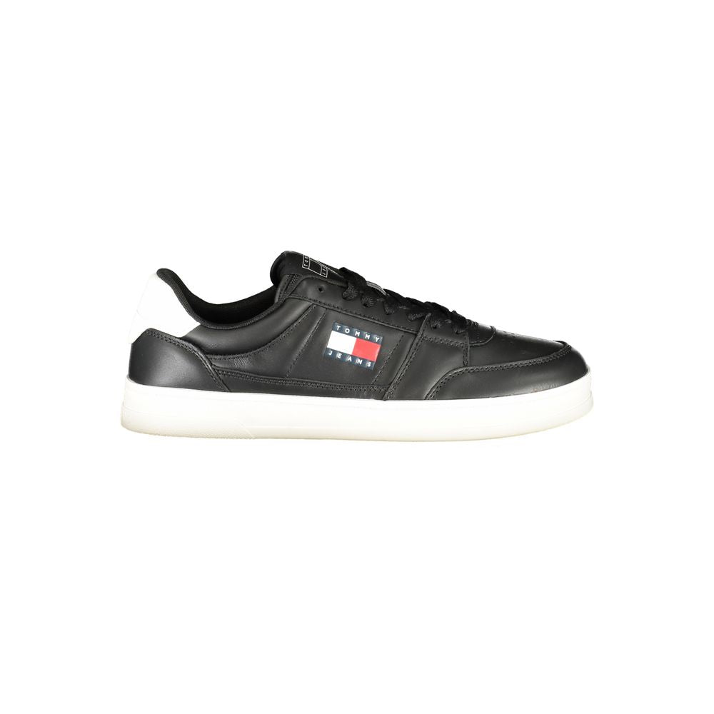 Tênis Tommy Hilfiger Masculino em Couro Preto