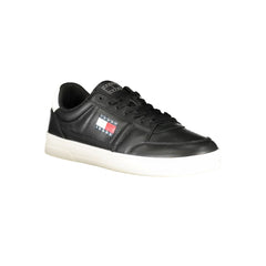 Tênis Tommy Hilfiger Masculino em Couro Preto