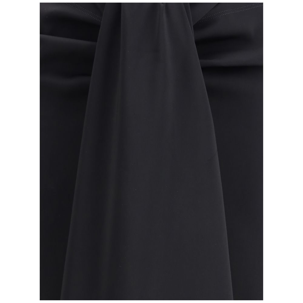 Saia midi drapeada Jacquemus Sablier