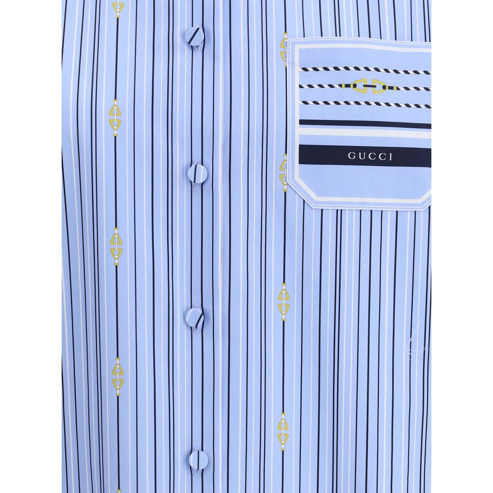 Camisa listrada Gucci