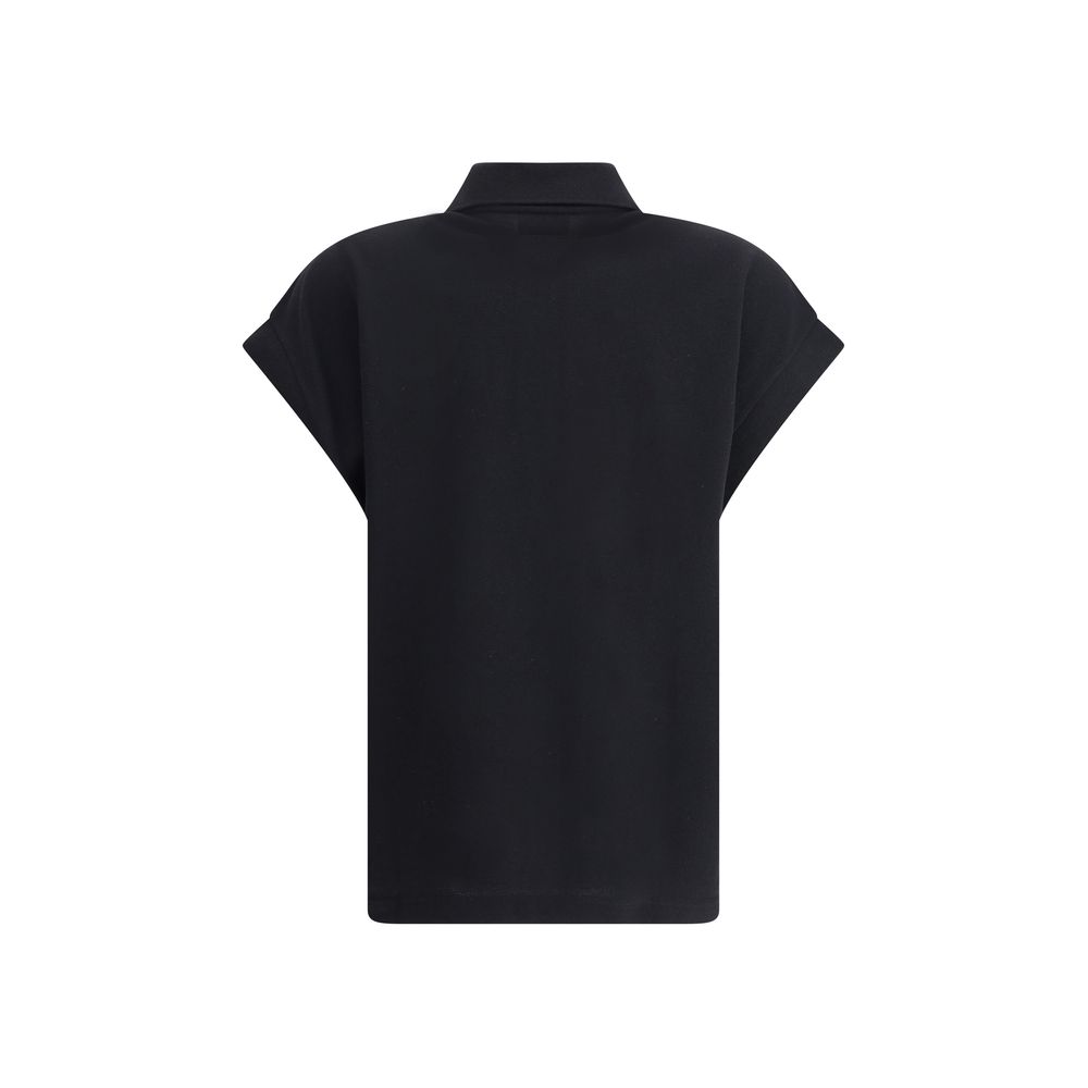 Camisa polo sem mangas Saint Laurent
