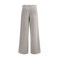 Calça jeans Fendi perna larga