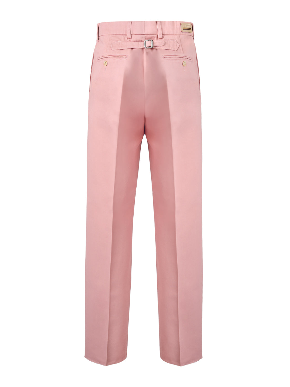 Calça de algodão rosa claro da Gucci