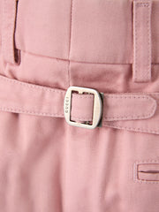 Calça de algodão rosa claro da Gucci