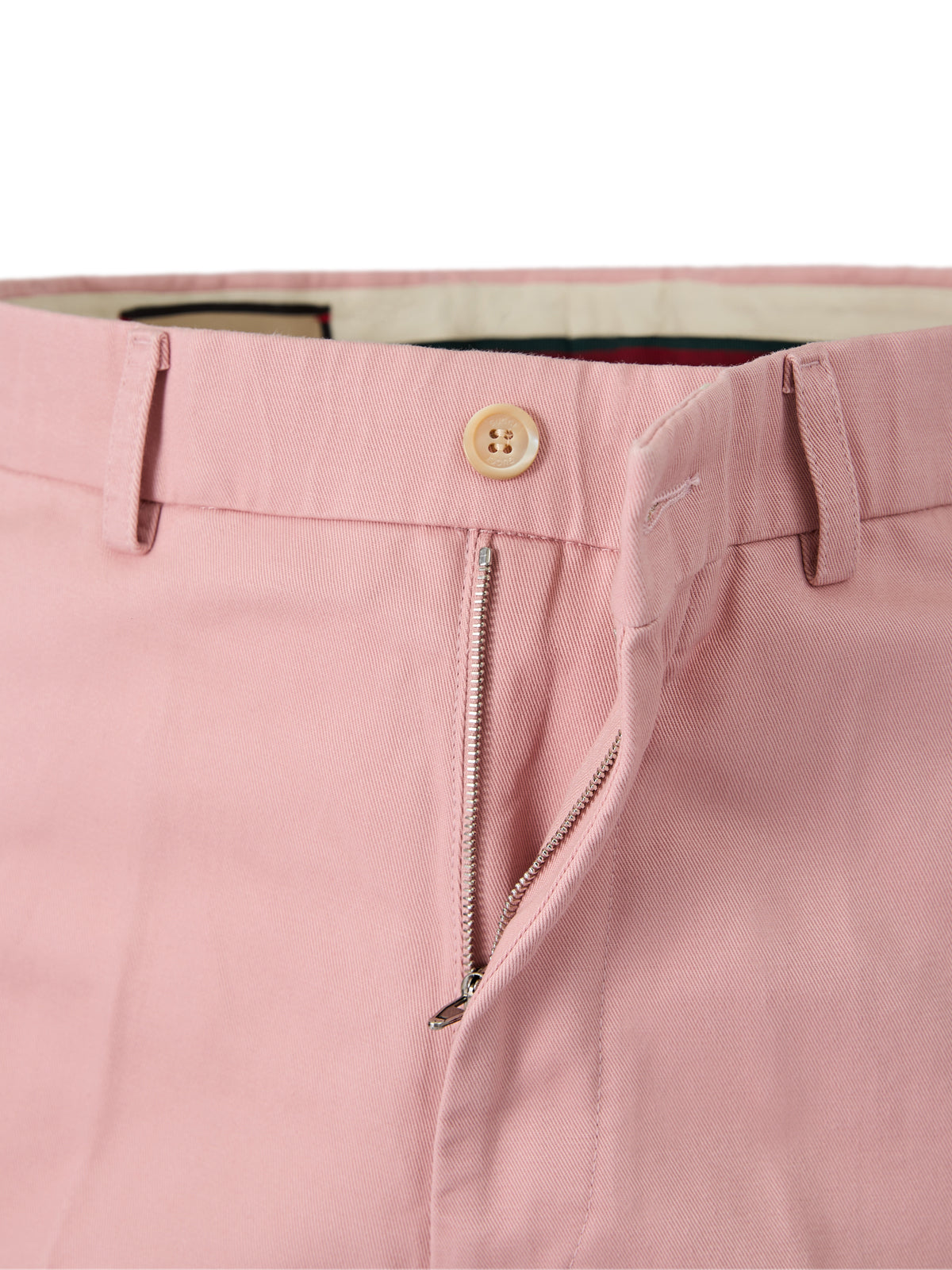 Calça de algodão rosa claro da Gucci