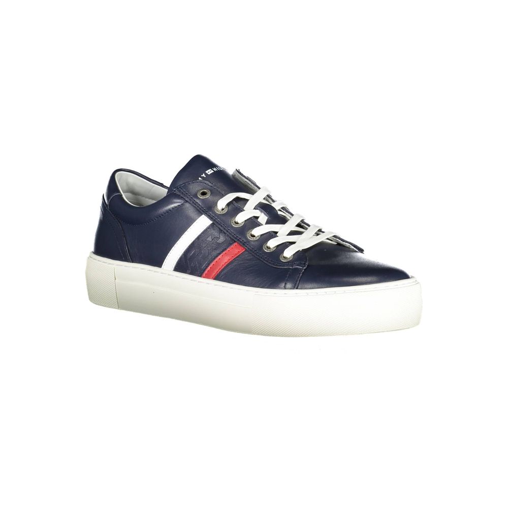 Tênis Tommy Hilfiger Azul Couro Masculino