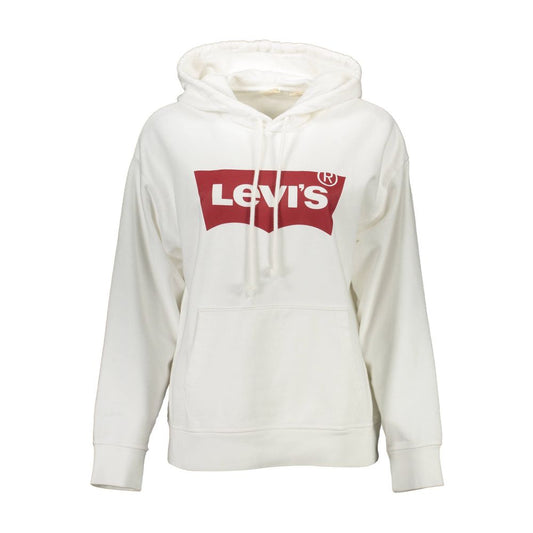 Levi's White Cotton Unisex Sweatshirt