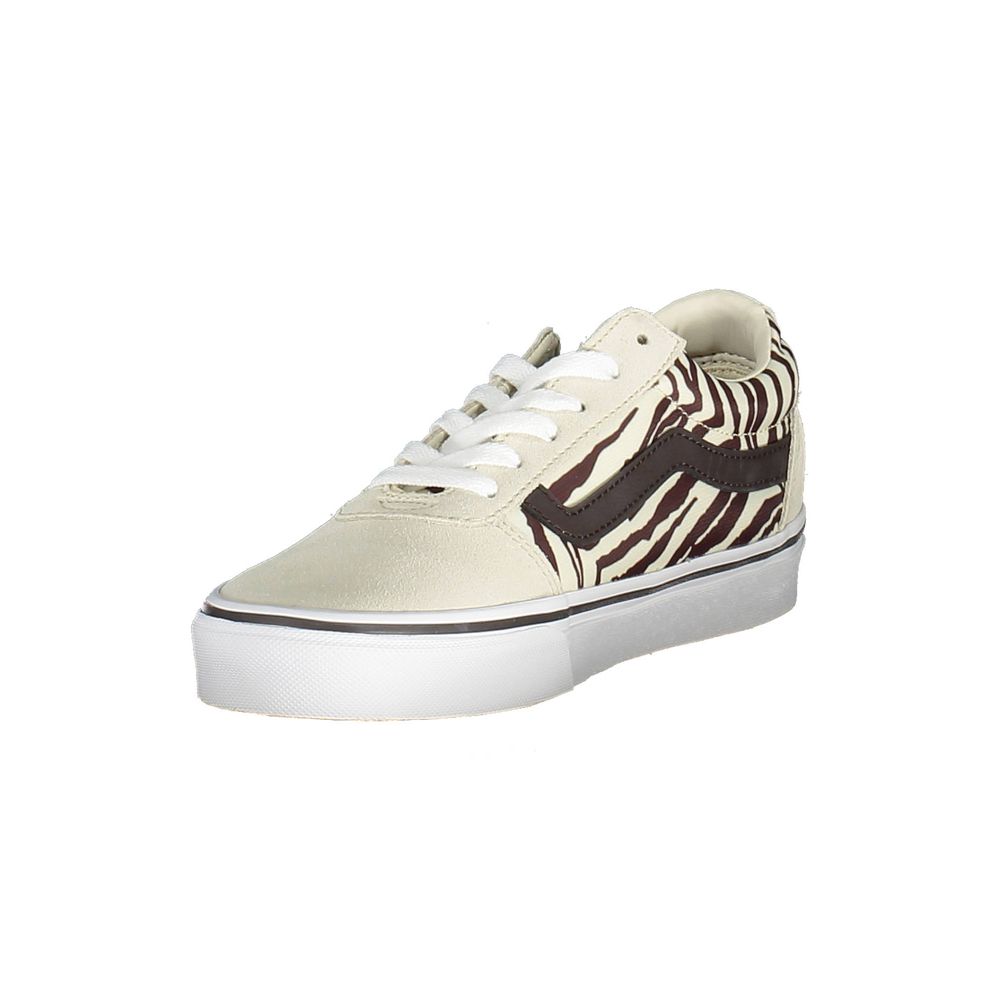 Tênis Vans Bege Couro Feminino