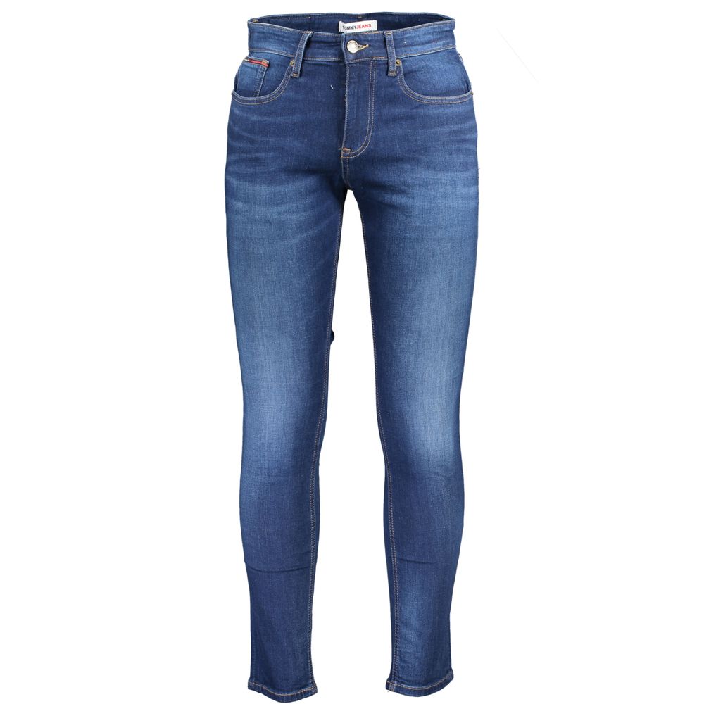 Calça jeans e calça Tommy Hilfiger de algodão azul