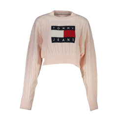 Suéter Tommy Hilfiger Rosa Poliéster Feminino