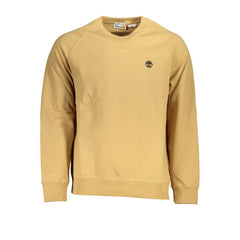 Moletom Timberland Bege com Gola Redonda Bordada