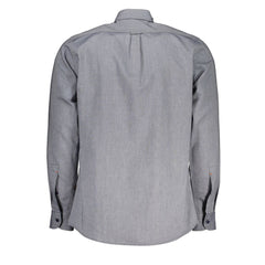 Camisa Masculina Hugo Boss Azul Algodão