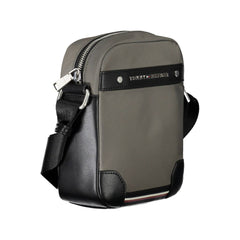 Bolsa de ombro masculina Tommy Hilfiger verde de poliéster