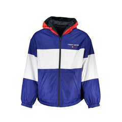 Jaqueta reversível masculina Tommy Hilfiger azul de poliéster