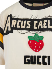 Camiseta Gucci de algodão branca com capuz