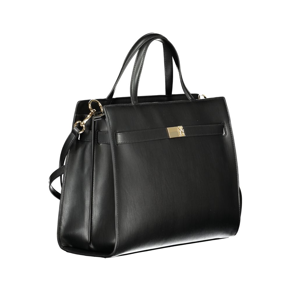 Bolsa Feminina Tommy Hilfiger Preta de Polietileno