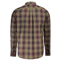 Camisa de algodão verde Timberland