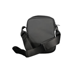 Bolsa de ombro Tommy Hilfiger preta de polietileno