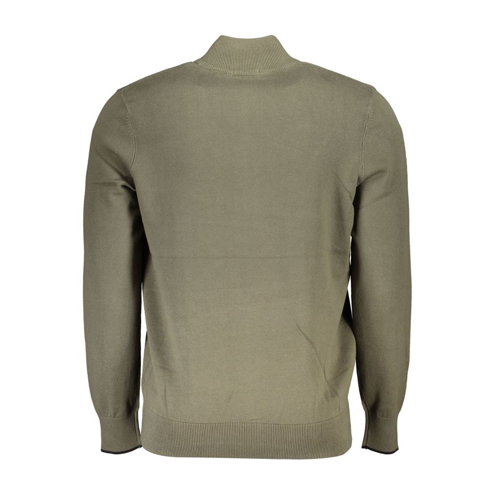 Suéter Timberland de Algodão Orgânico com Meio Zíper - Verde Lush