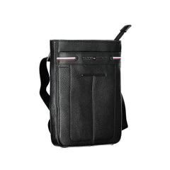 Bolsa de ombro masculina Tommy Hilfiger preta de polietileno
