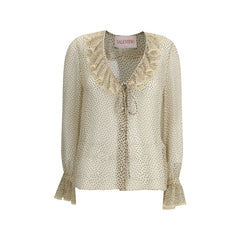 Camisa Valentino de bolinhas