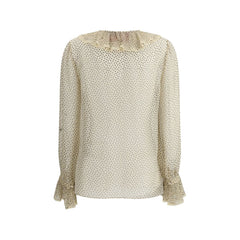 Camisa Valentino de bolinhas