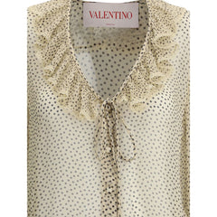 Camisa Valentino de bolinhas