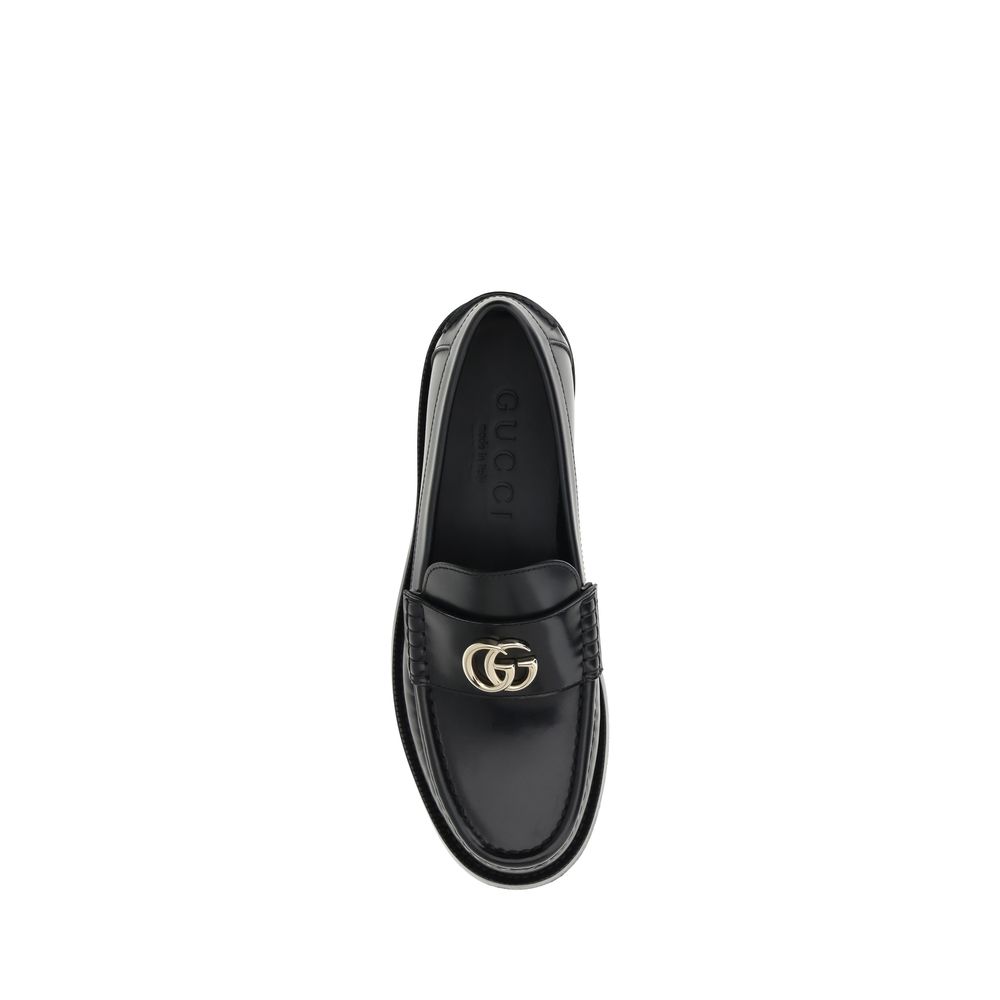 Mocassins com logotipo Gucci GG