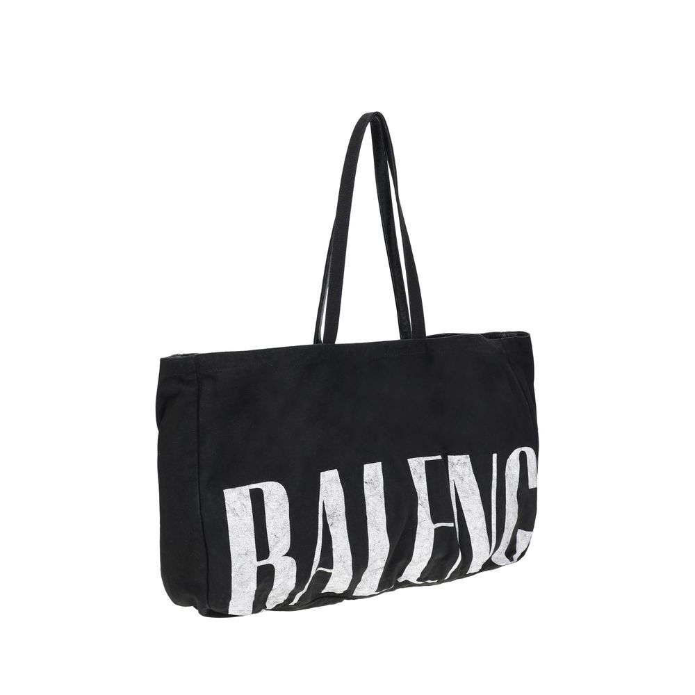 Bolsa tote com logotipo da Balenciaga
