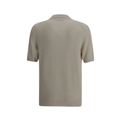Camisa Polo Canelada Brunello Cucinelli