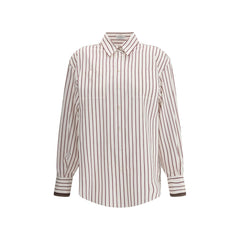 Camisa Listrada Brunello Cucinelli