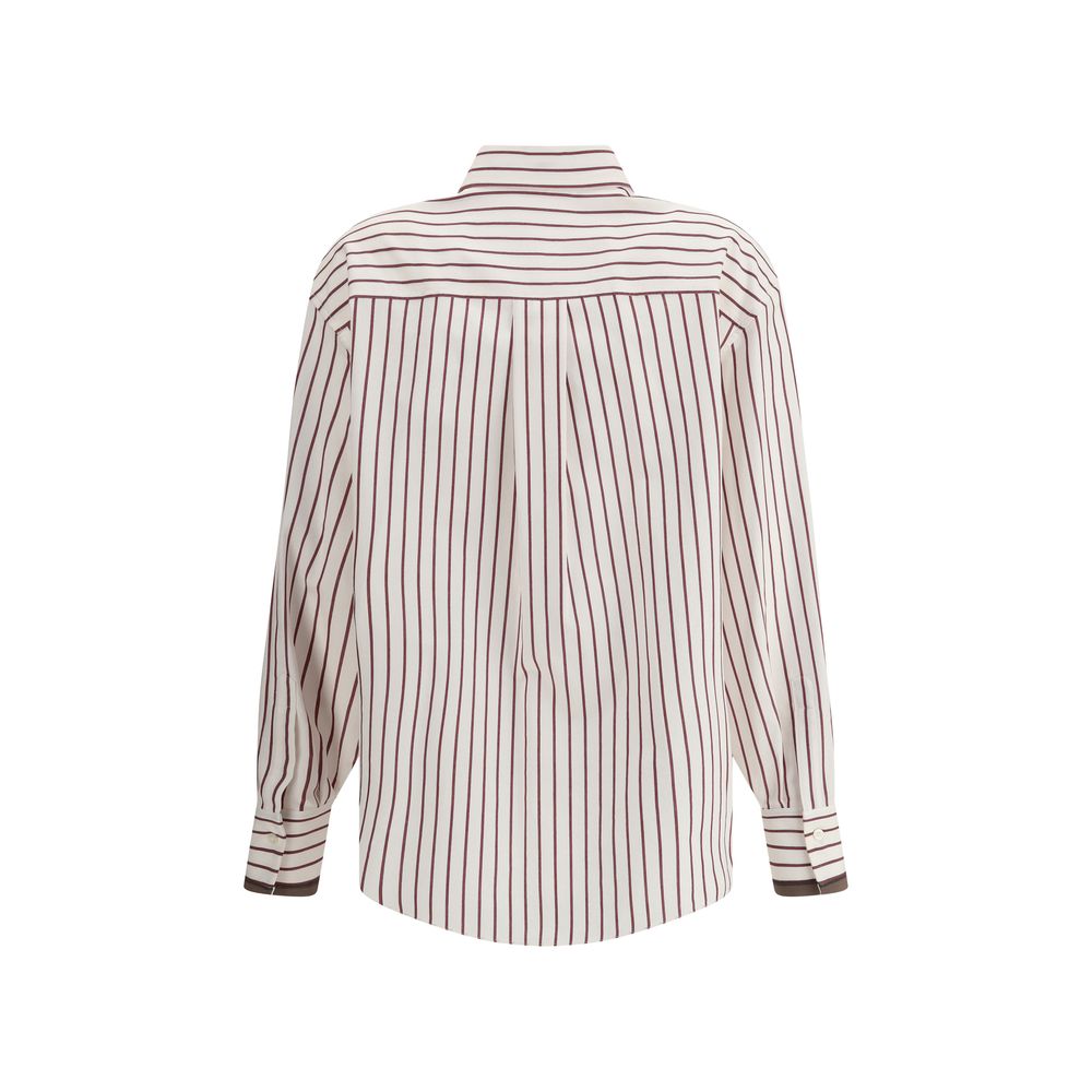 Camisa Listrada Brunello Cucinelli