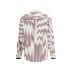 Camisa Listrada Brunello Cucinelli