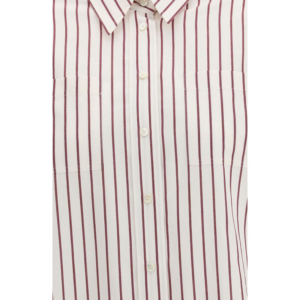 Camisa Listrada Brunello Cucinelli