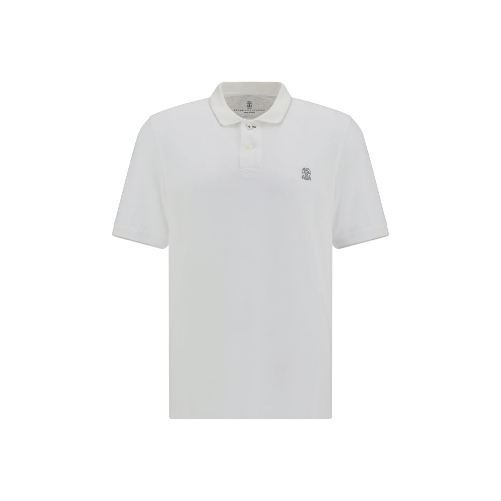 Camisa polo com logotipo Brunello Cucinelli