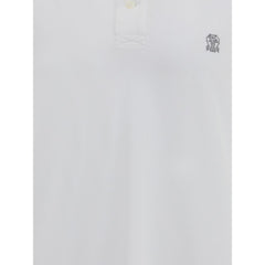 Camisa polo com logotipo Brunello Cucinelli