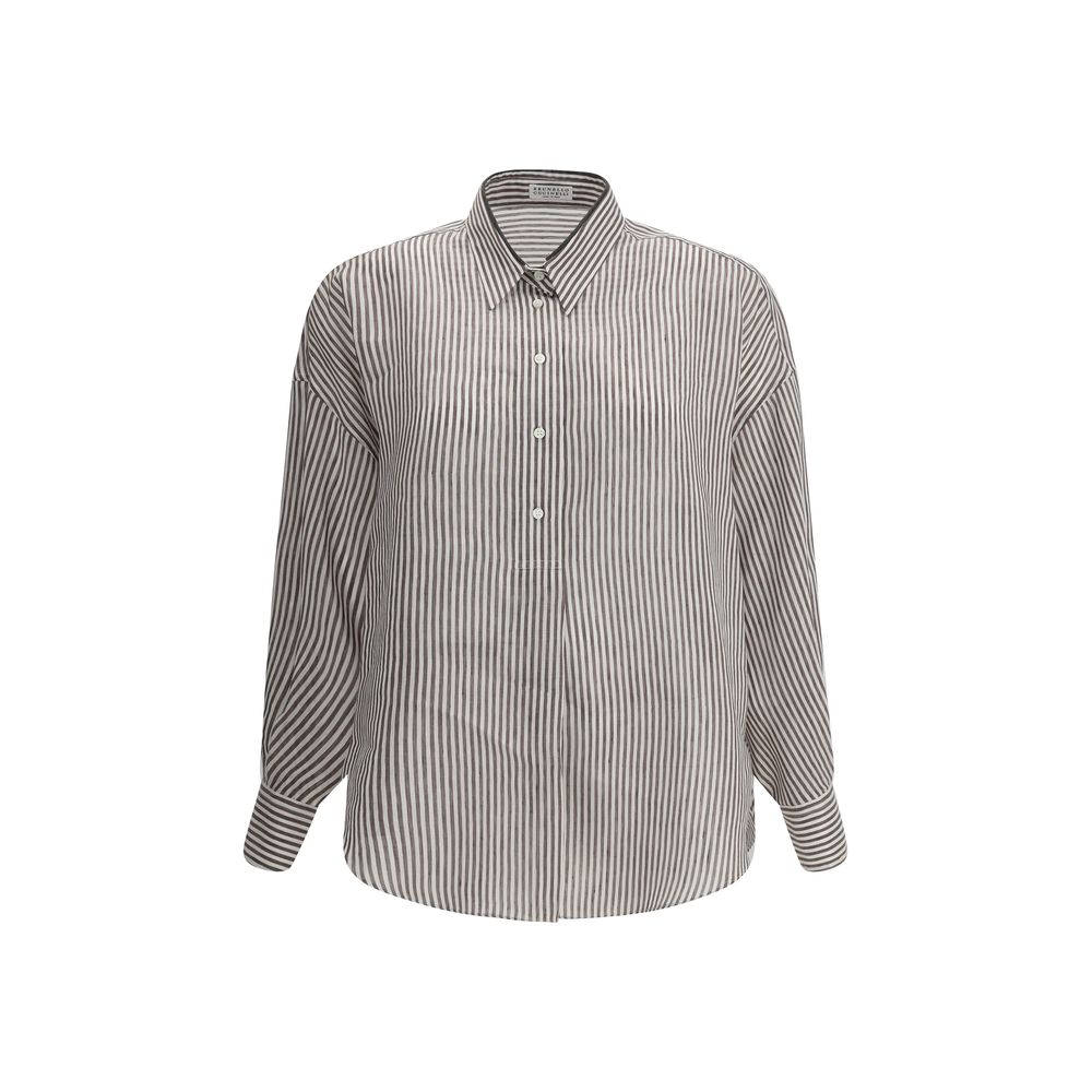 Camisa Listrada Brunello Cucinelli