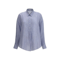 Camisa Listrada Brunello Cucinelli