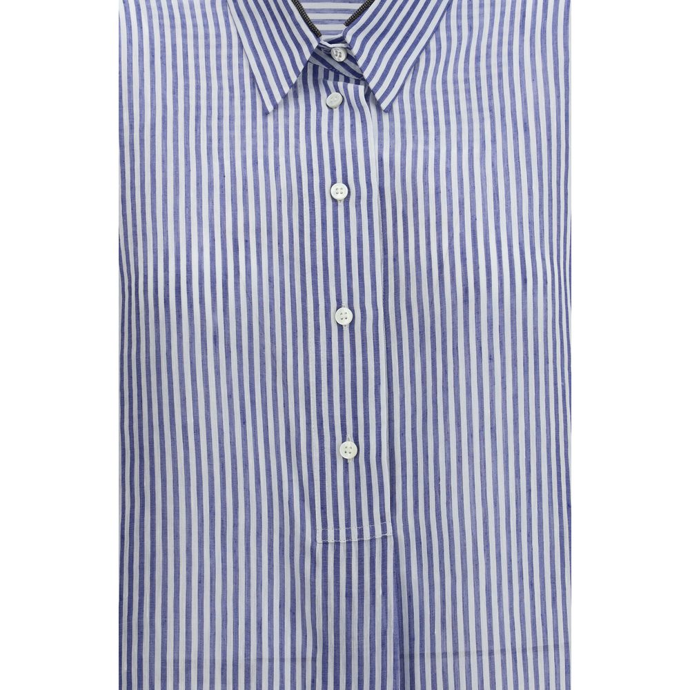 Camisa Listrada Brunello Cucinelli