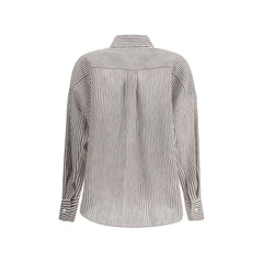Camisa Listrada Brunello Cucinelli