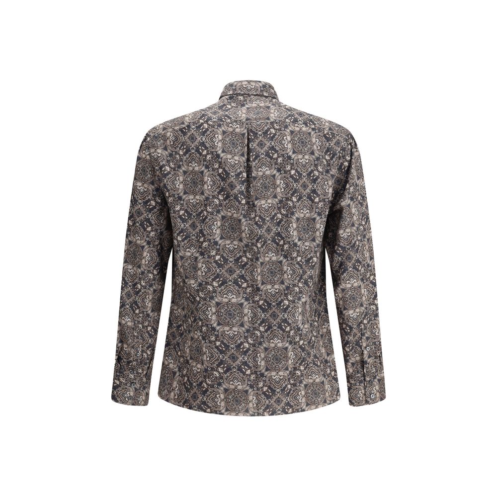 Camisa Brunello Cucinelli com estampa paisley