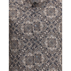Camisa Brunello Cucinelli com estampa paisley