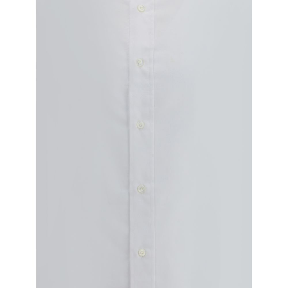 Camisa Brunello Cucinelli de algodão e linho