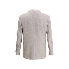 Blazer de linho Brunello Cucinelli
