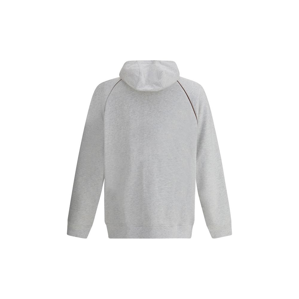 Moletom com capuz de algodão Brunello Cucinelli